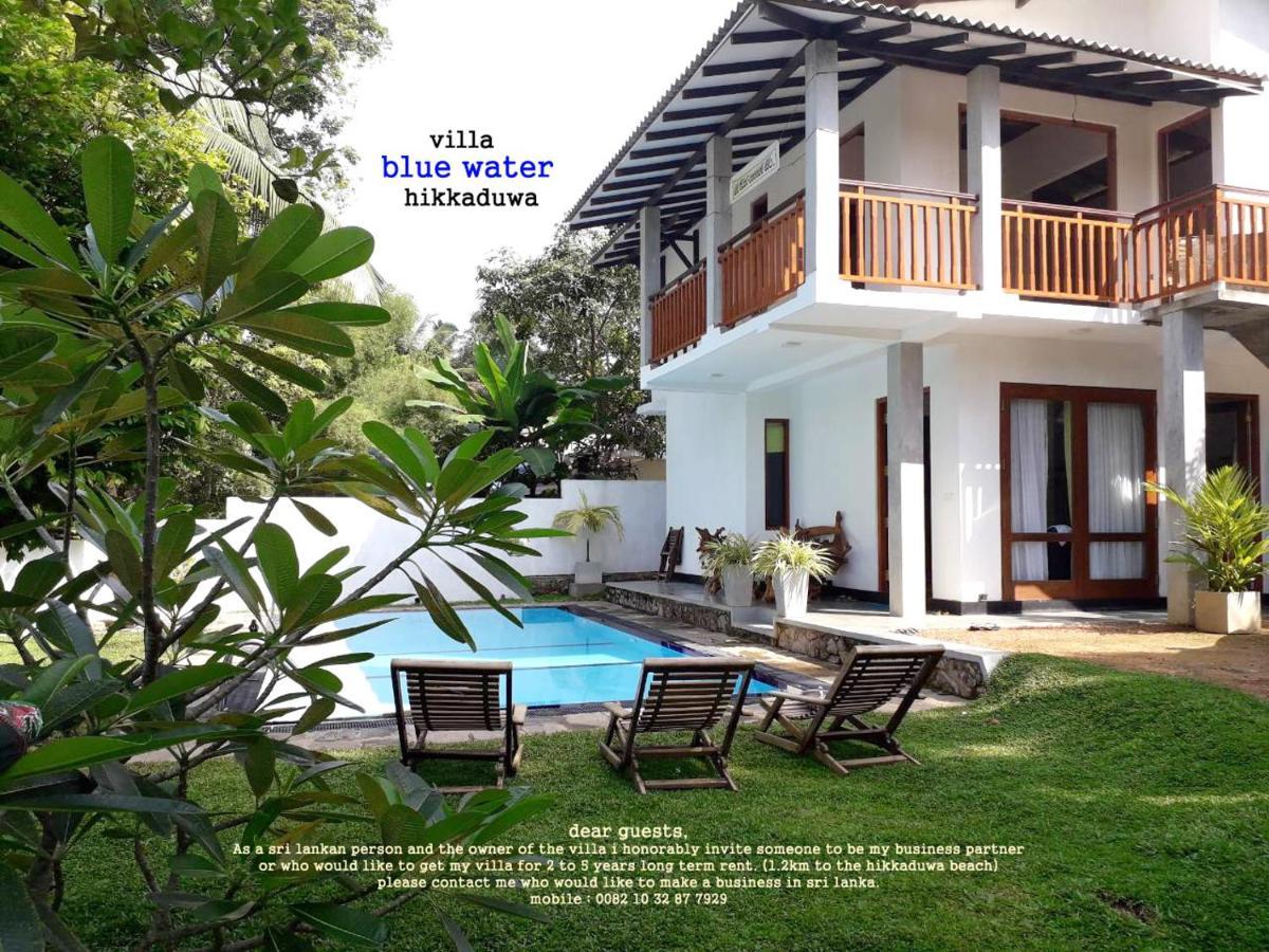 Blue Water Hikkaduwa Villa Exterior photo